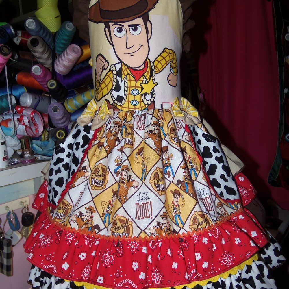 Sheriff Woody Toy Story Dress Size 5t  NEW